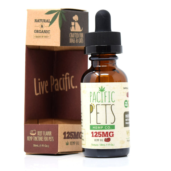 Pacific Pets Hemp Co. Drops (Tinctures) - 125mg Wholesale