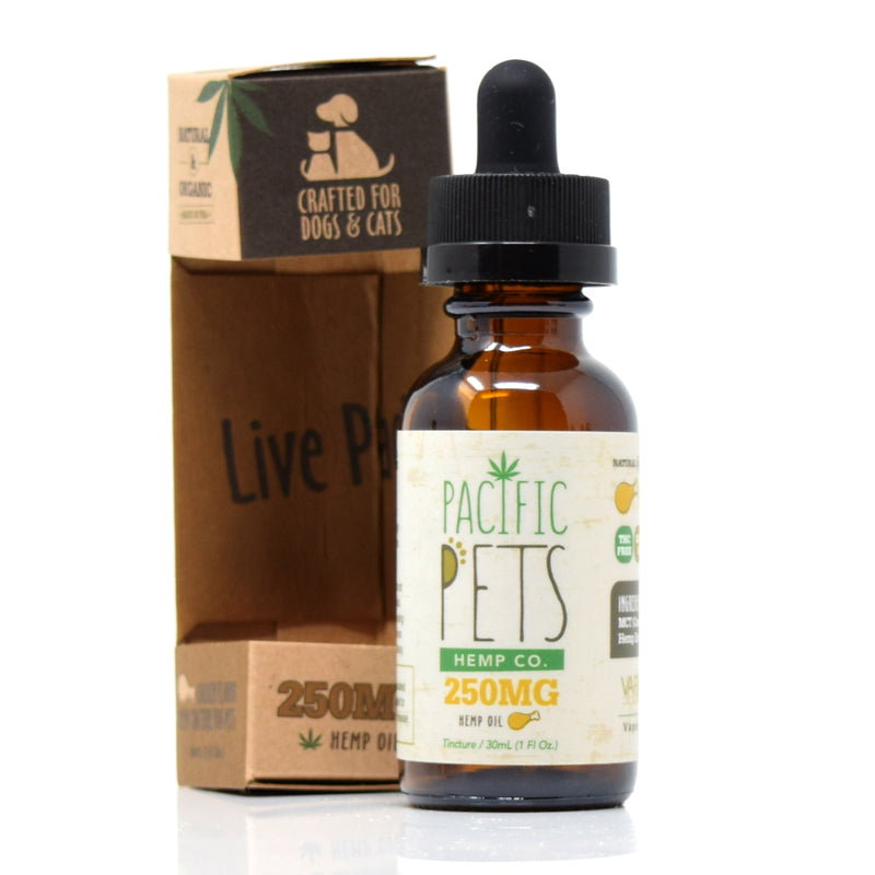Pacific Pets Hemp Co. Drops (Tinctures) - 250mg Wholesale