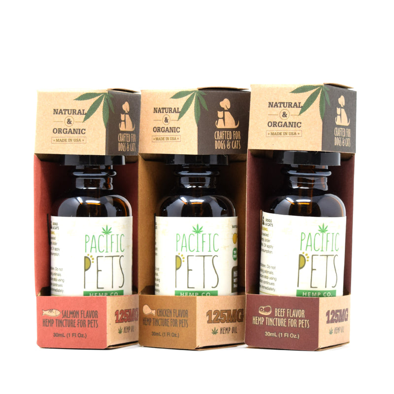 Pacific Pets Hemp Co. Drops (Tinctures) - 125mg Wholesale